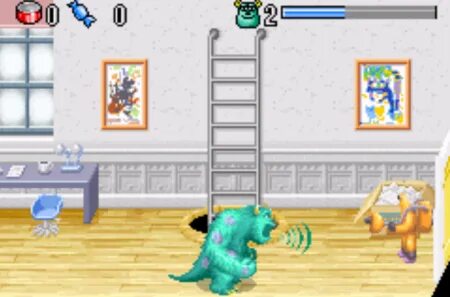 Screenshot игры Monsters, Inc. - Game Boy Advance Гейм Бой Эдванс GBA